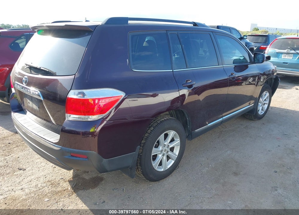2012 TOYOTA HIGHLANDER VIN: 5TDZA3EH5CS017575