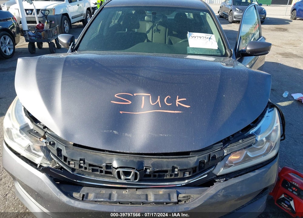 2017 HONDA ACCORD LX VIN: 1HGCR2F37HA018776