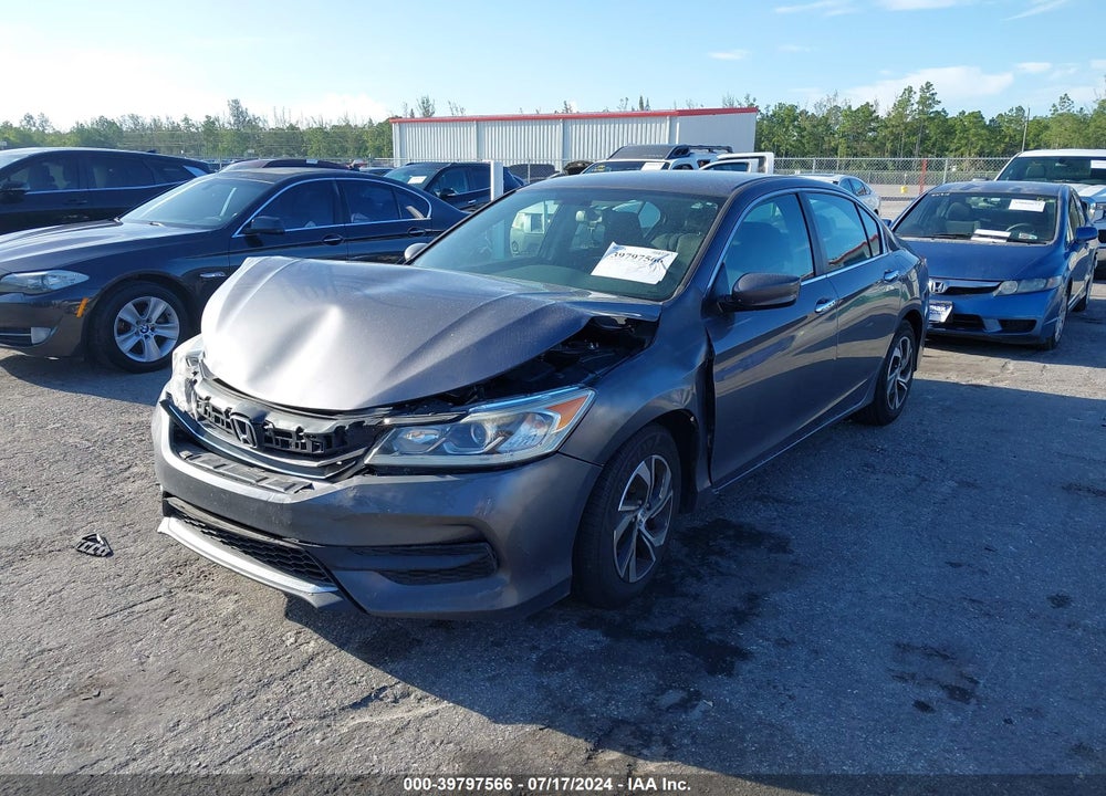 2017 HONDA ACCORD LX VIN: 1HGCR2F37HA018776