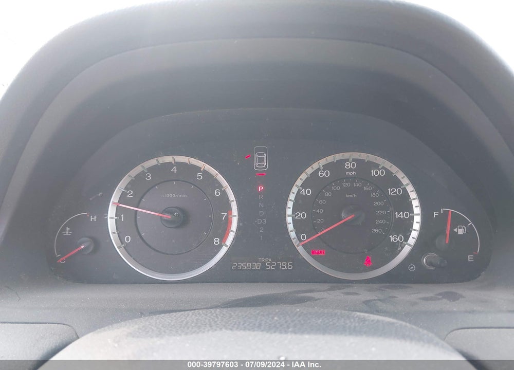 2009 HONDA ACCORD 2.4 LX VIN: 1HGCP26379A146992