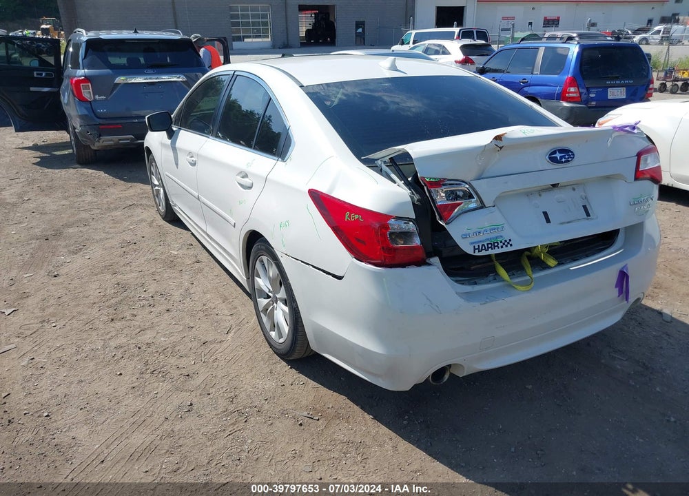 2017 SUBARU LEGACY 2.5I PREMIUM VIN: 4S3BNAD65H3003615
