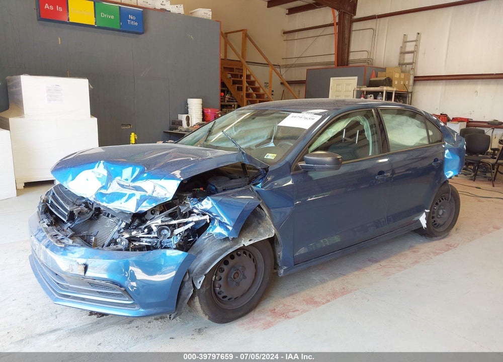 2016 VOLKSWAGEN JETTA 1.4T S VIN: 3VW267AJXGM414835