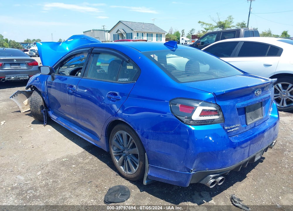 2021 SUBARU WRX VIN: JF1VA1A63M9805137