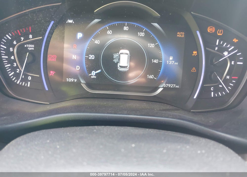 2020 HYUNDAI SANTA FE SEL VIN: 5NMS33AD9LH244835