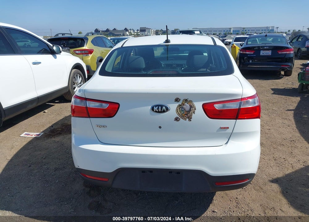 2013 KIA RIO LX VIN: KNADM4A30D6306590