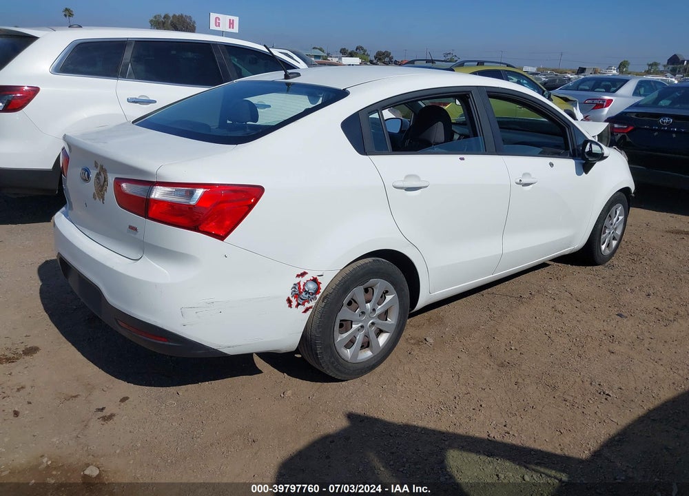 2013 KIA RIO LX VIN: KNADM4A30D6306590