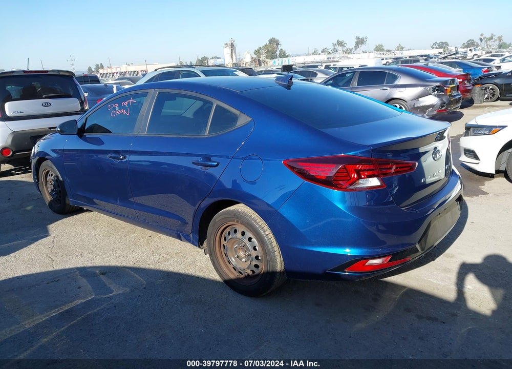2020 HYUNDAI ELANTRA SEL VIN: 5NPD84LF0LH551294