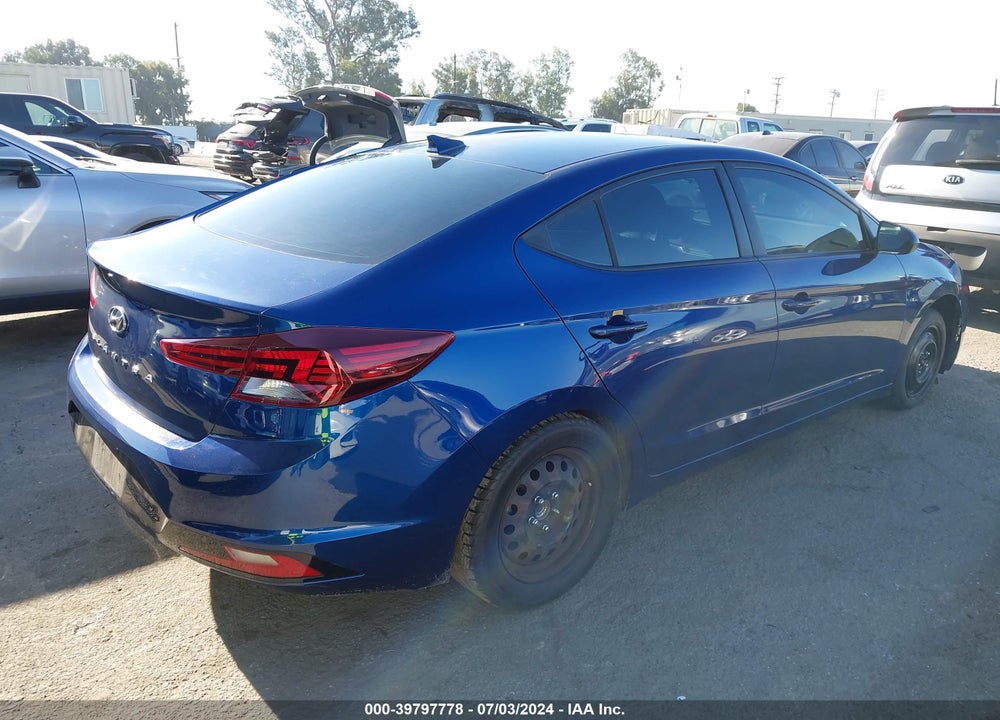2020 HYUNDAI ELANTRA SEL VIN: 5NPD84LF0LH551294