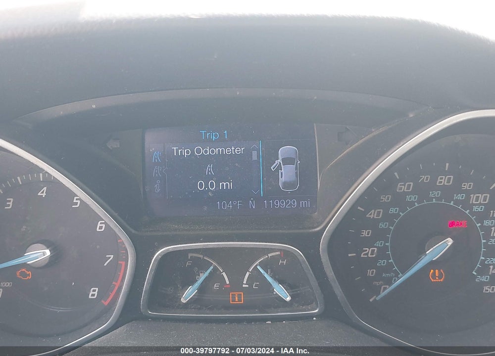 2012 FORD FOCUS SE VIN: 1FAHP3F2XCL471607