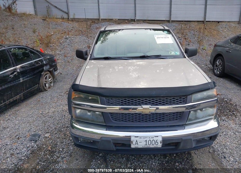2005 CHEVROLET COLORADO VIN: 1GCDT196158104298