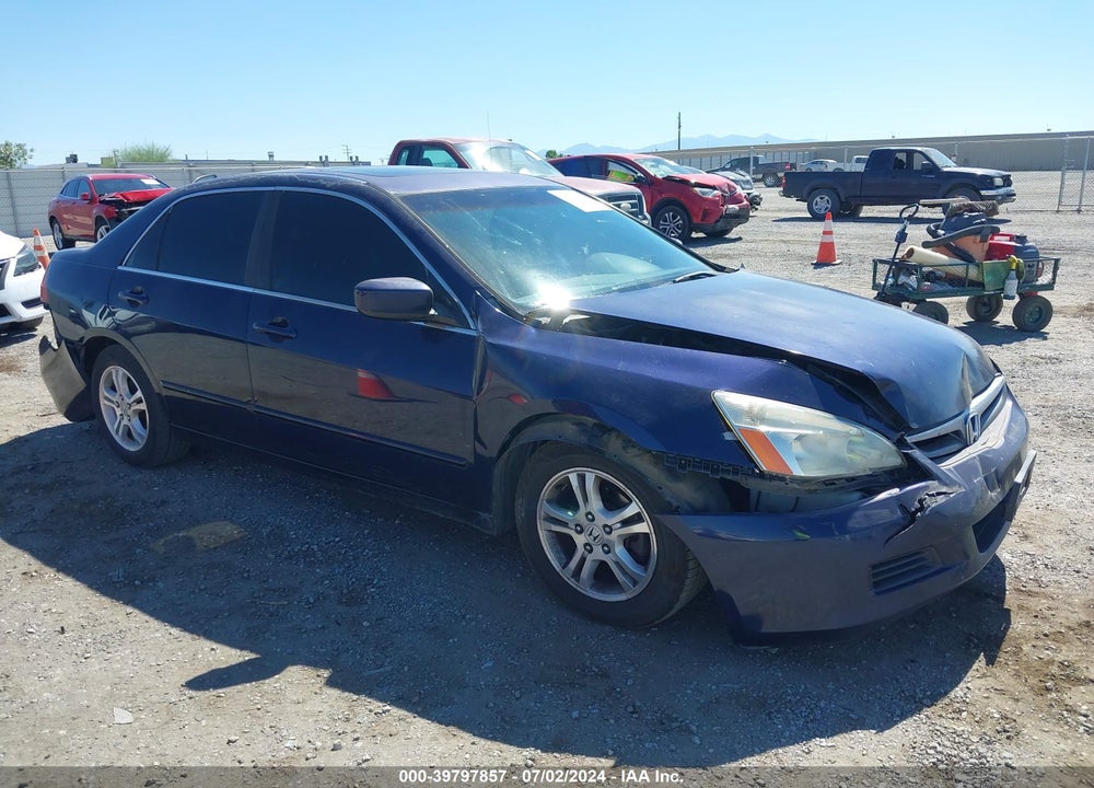 2007 HONDA ACCORD 2.4 EX VIN: 1HGCM56807A056098