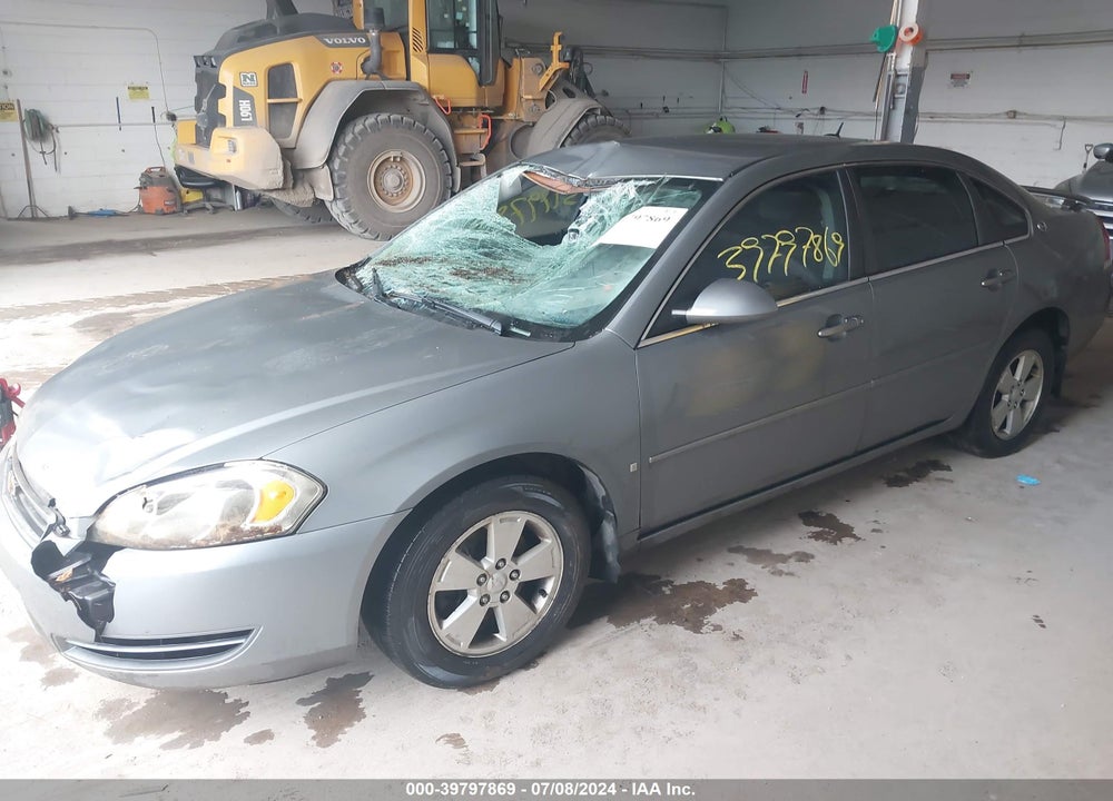 2008 CHEVROLET IMPALA LT VIN: 2G1WT58K881376149