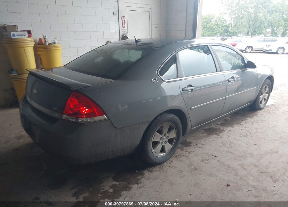 2008 CHEVROLET IMPALA LT VIN: 2G1WT58K881376149