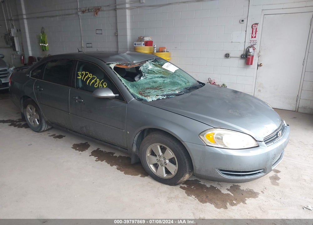 2008 CHEVROLET IMPALA LT VIN: 2G1WT58K881376149