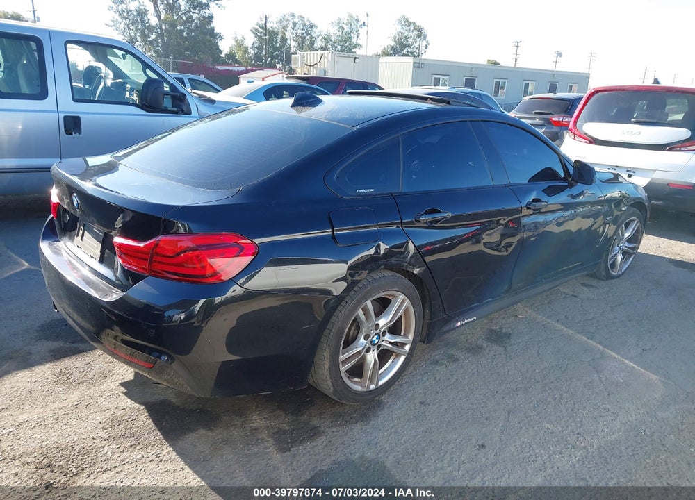 2018 BMW 430I GRAN COUPE VIN: WBA4J1C55JBM11697