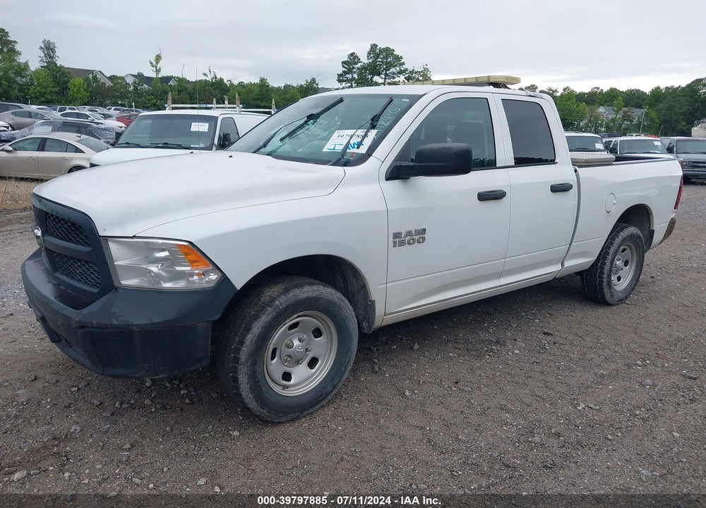 2017 RAM 1500 TRADESMAN QUAD CAB 4X4 6'4 BOX VIN: 1C6RR7FG1HS812652