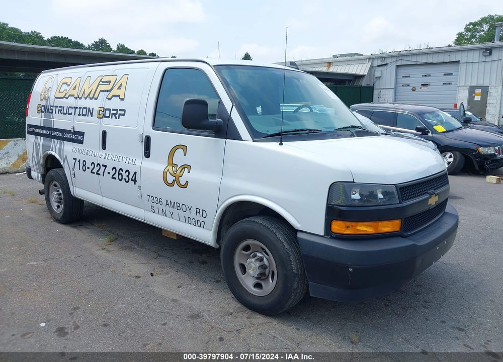 2022 CHEVROLET EXPRESS CARGO RWD 2500 REGULAR WHEELBASE WT VIN: 1GCWGAFP2N1240989