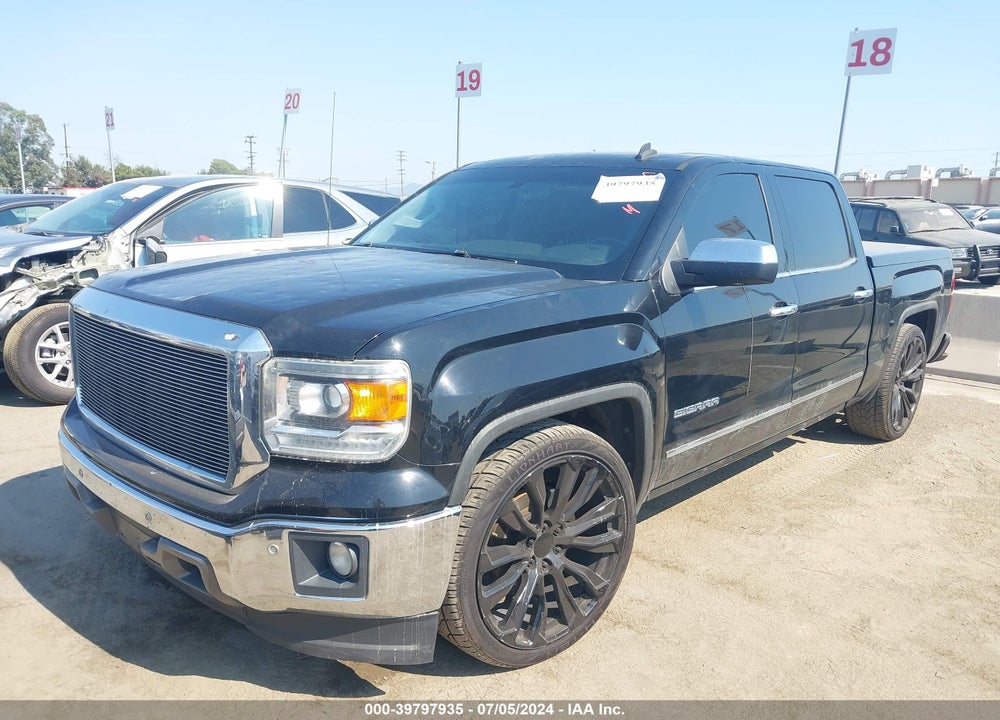 2014 GMC SIERRA 1500 SLT VIN: 3GTP1VEC9EG443570