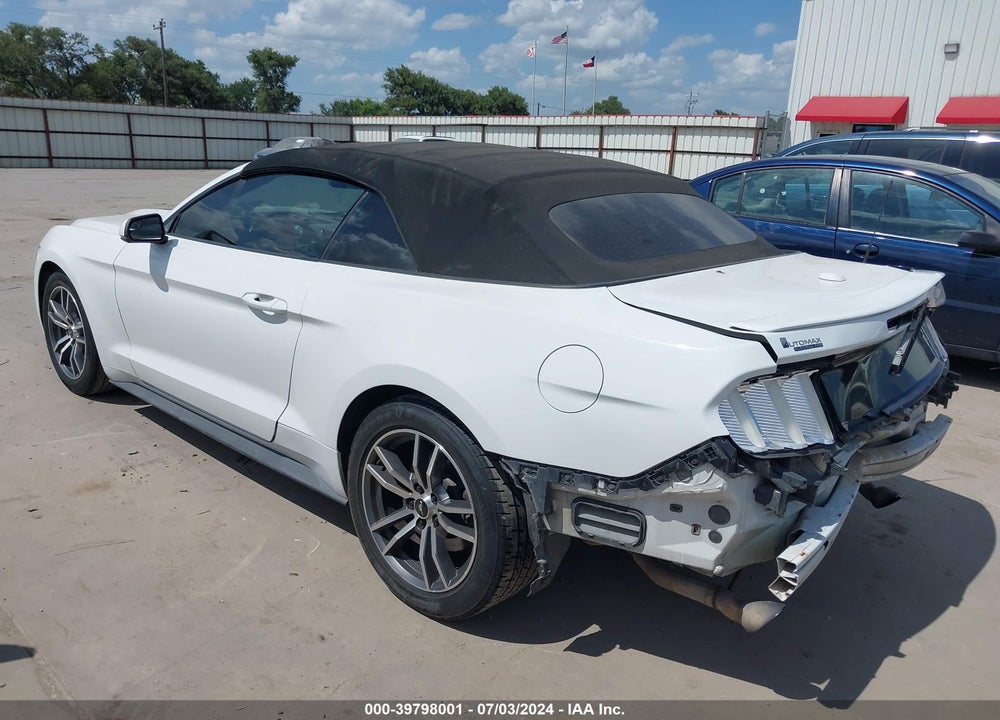 2016 FORD MUSTANG ECOBOOST PREMIUM VIN: 1FATP8UH1G5292512