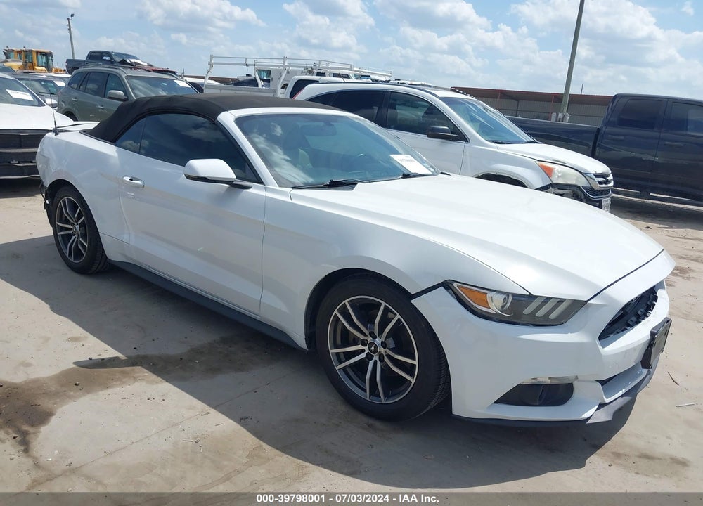 2016 FORD MUSTANG ECOBOOST PREMIUM VIN: 1FATP8UH1G5292512