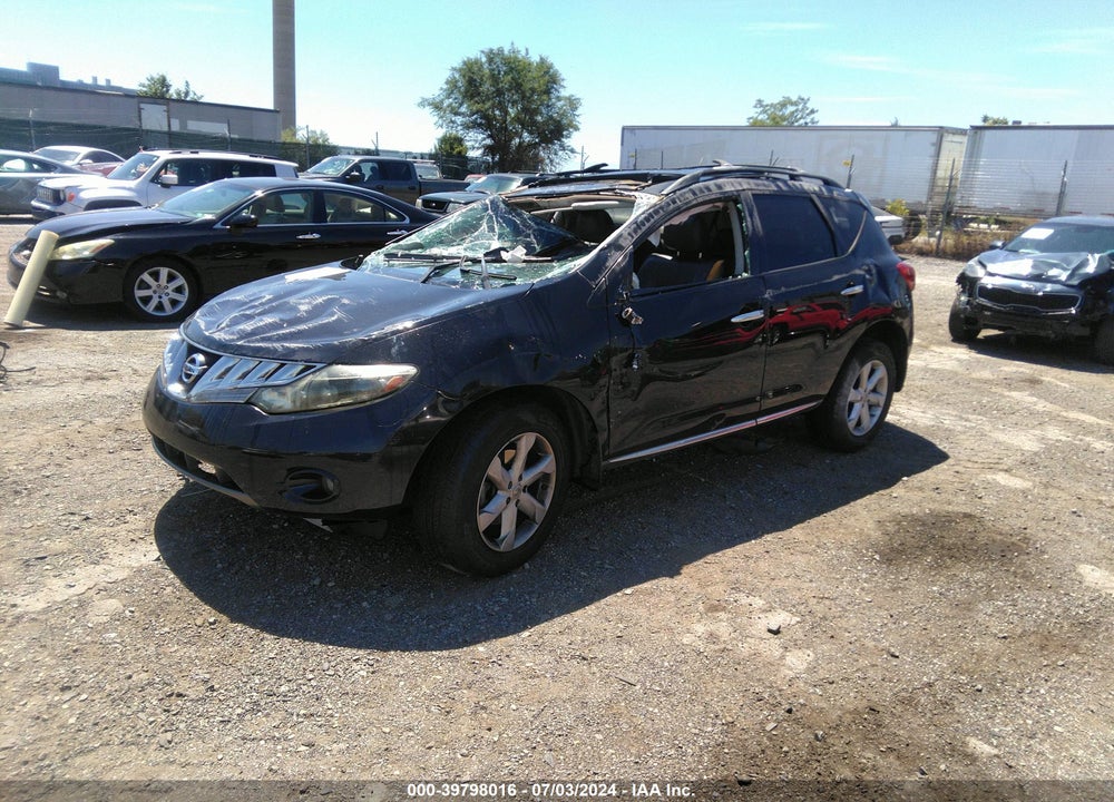 2009 NISSAN MURANO SL VIN: JN8AZ18W29W114587
