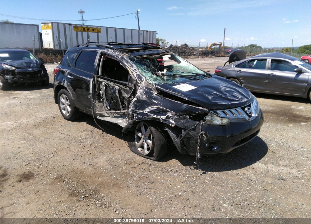 2009 NISSAN MURANO SL VIN: JN8AZ18W29W114587