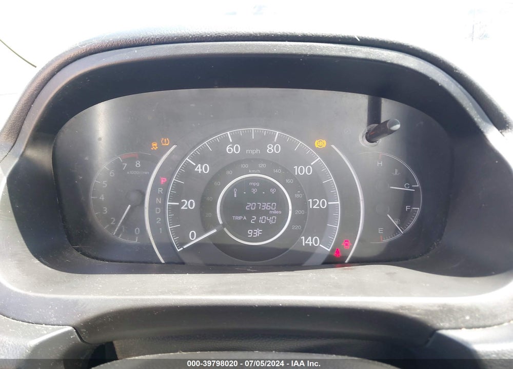 2014 HONDA CR-V LX VIN: 3CZRM3H31EG707312