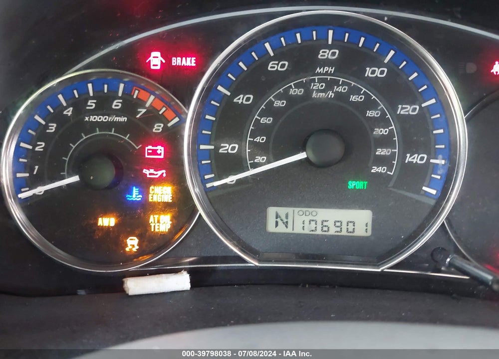 2011 SUBARU FORESTER 2.5X LIMITED VIN: JF2SHAEC7BH753363