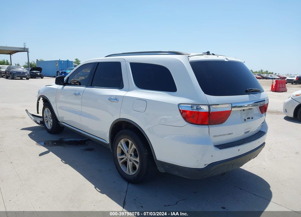 2013 DODGE DURANGO CREW VIN: 1C4RDHDG9DC659412