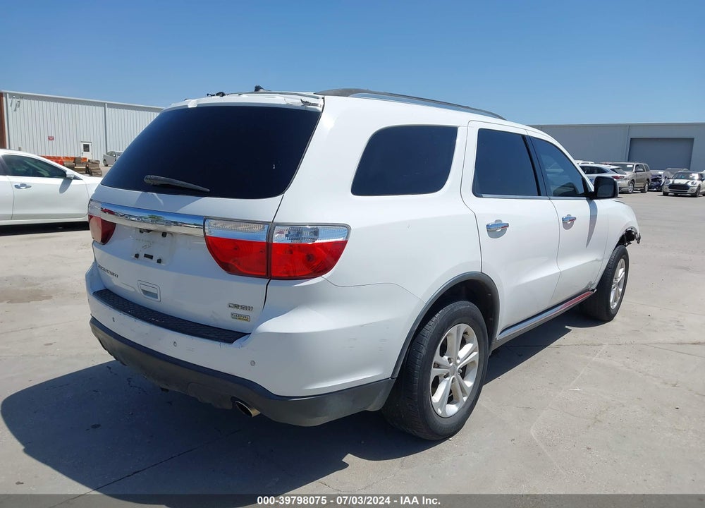 2013 DODGE DURANGO CREW VIN: 1C4RDHDG9DC659412