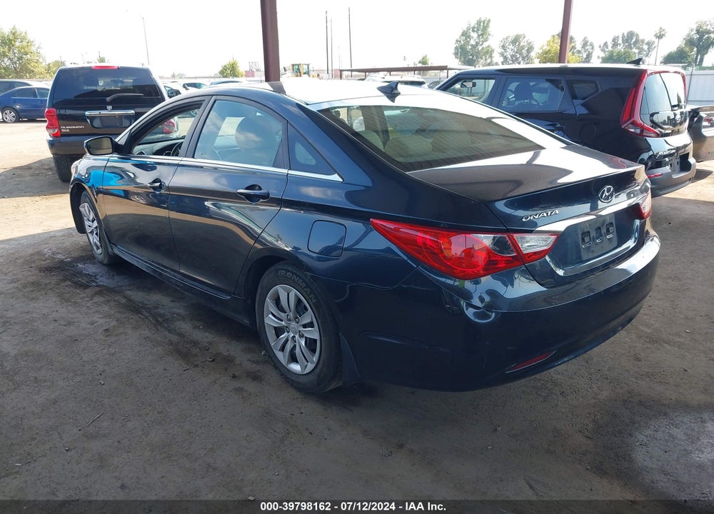 2013 HYUNDAI SONATA GLS VIN: 5NPEB4AC8DH565802