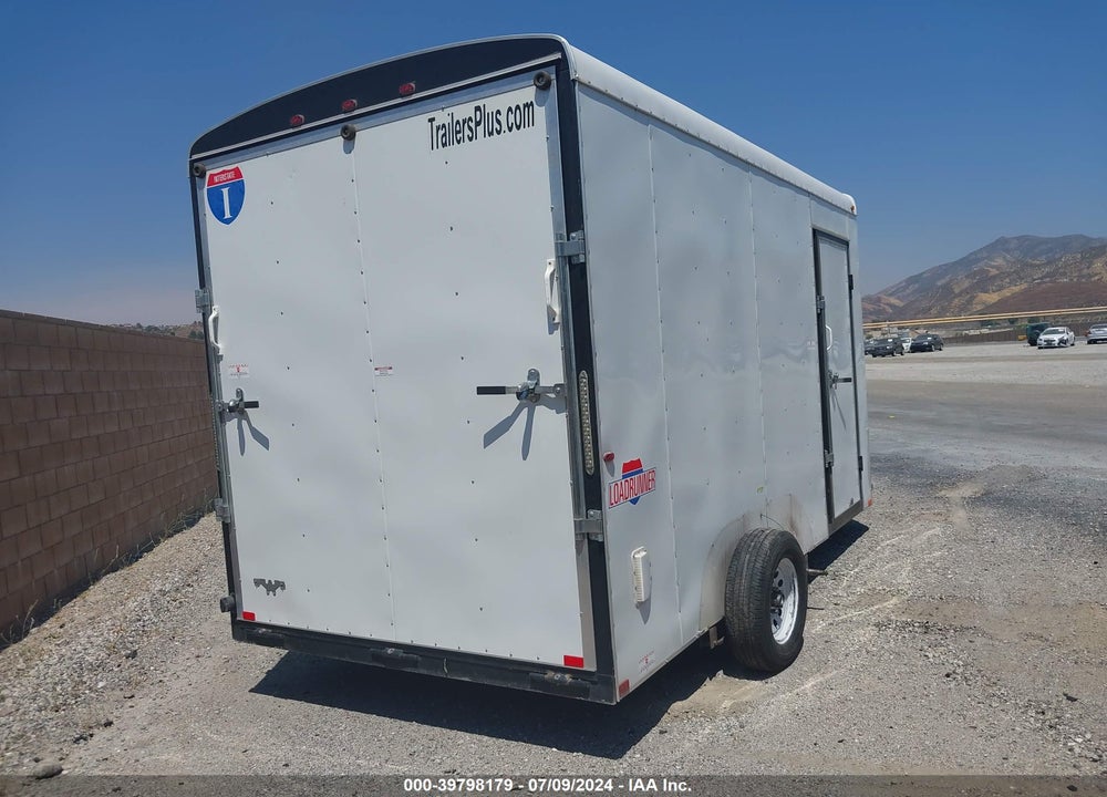 2018 INTERSTATE WEST CORP ENCLOSED TRAILER VIN: 4RALS1427JK067402