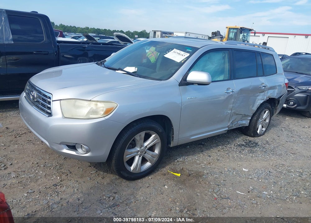 2008 TOYOTA HIGHLANDER LIMITED VIN: JTEES42A582045508