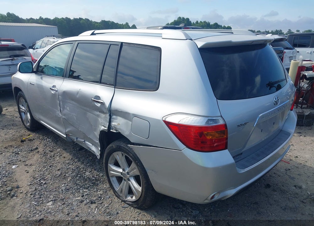 2008 TOYOTA HIGHLANDER LIMITED VIN: JTEES42A582045508