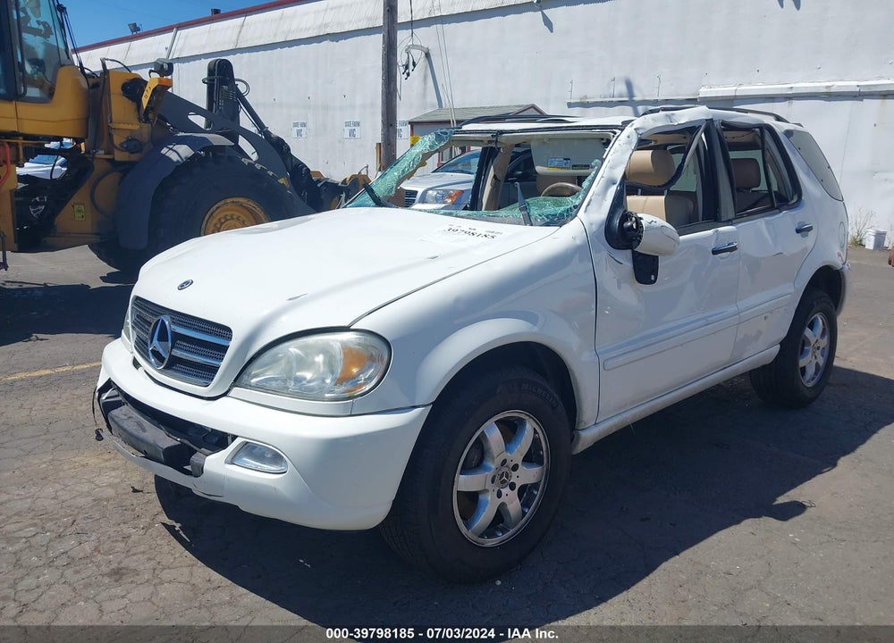 2003 MERCEDES-BENZ ML 500 VIN: 4JGAB75E43A430989