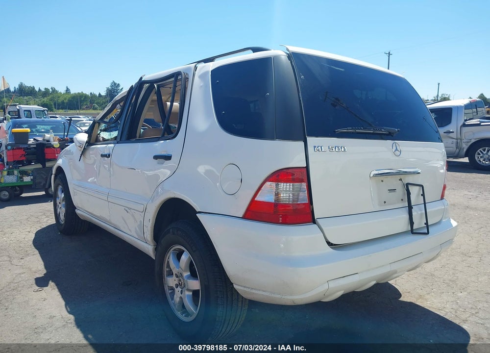 2003 MERCEDES-BENZ ML 500 VIN: 4JGAB75E43A430989
