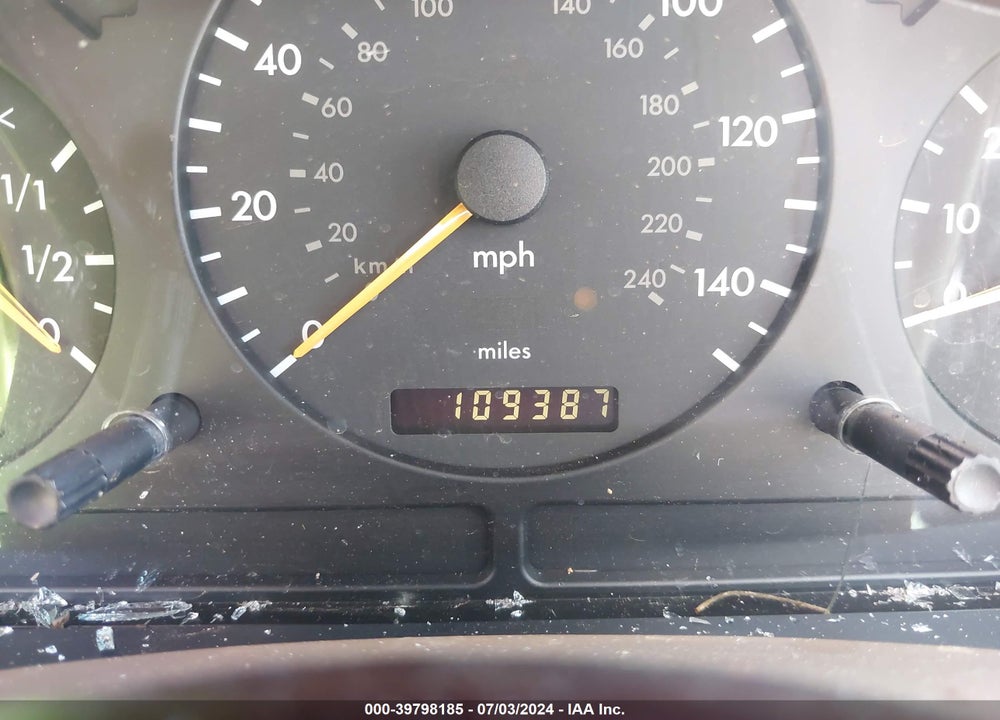 2003 MERCEDES-BENZ ML 500 VIN: 4JGAB75E43A430989