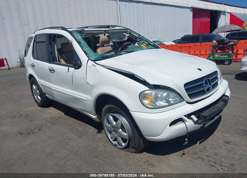 2003 MERCEDES-BENZ ML 500 VIN: 4JGAB75E43A430989