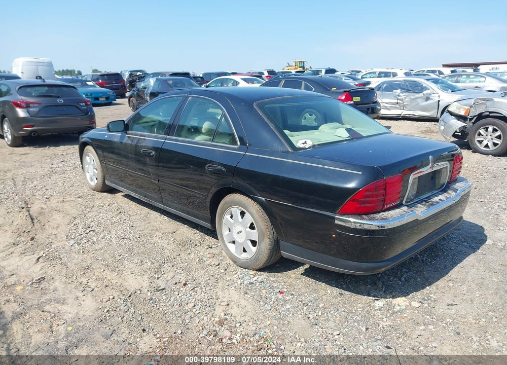 2002 LINCOLN LS V6 AUTO/V6 MANUAL/W/SPORT PKG VIN: 1LNHM86S32Y607508