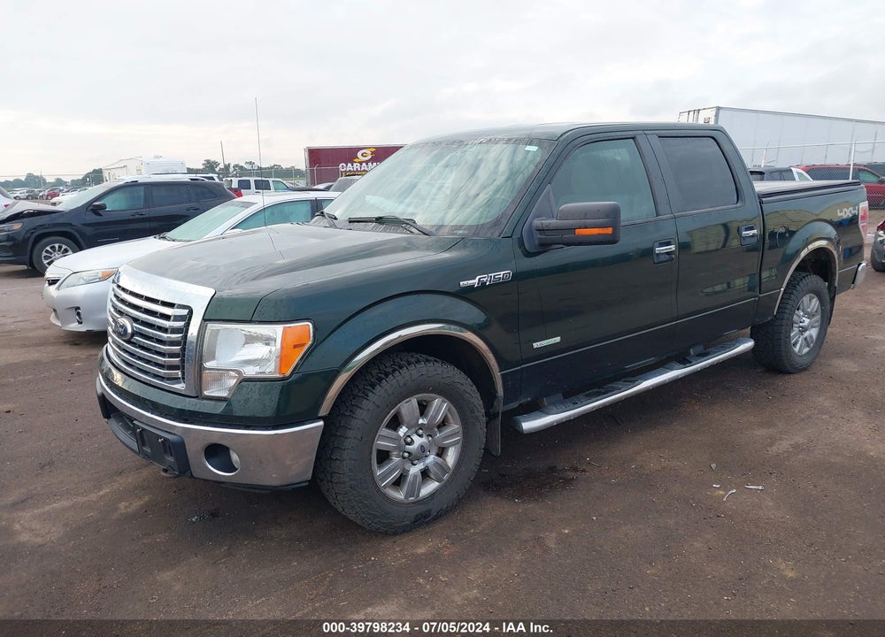 2012 FORD F-150 XLT VIN: 1FTFW1ET2CFA81604