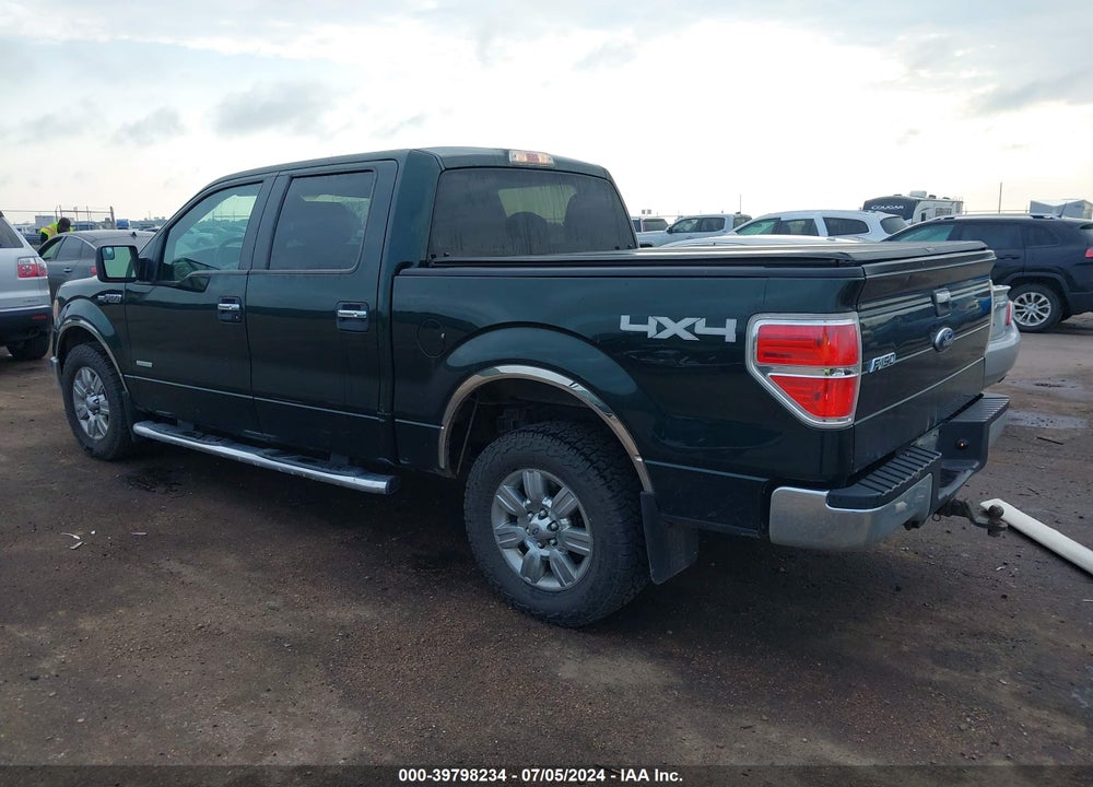 2012 FORD F-150 XLT VIN: 1FTFW1ET2CFA81604