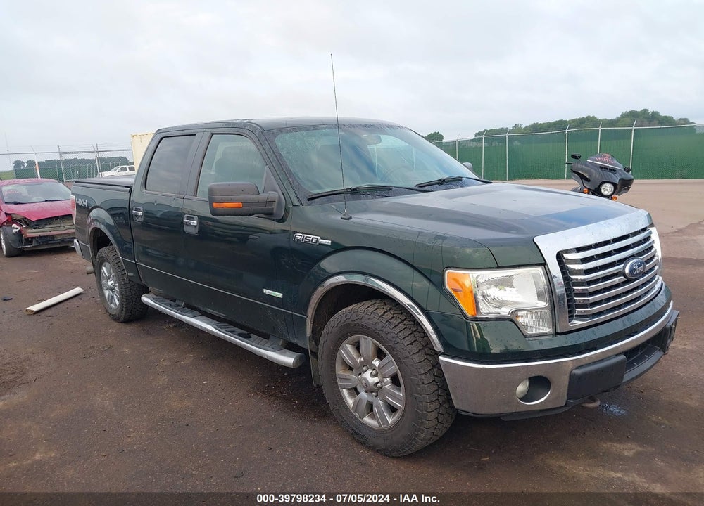 2012 FORD F-150 XLT VIN: 1FTFW1ET2CFA81604