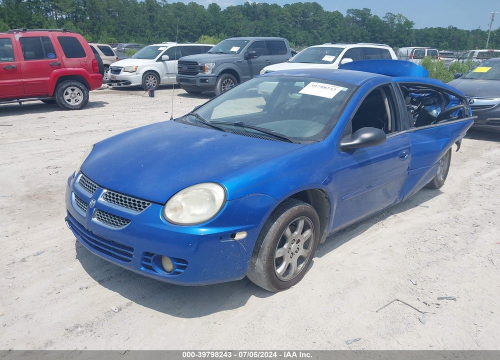 2004 DODGE NEON SXT VIN: 1B3ES56C34D538903