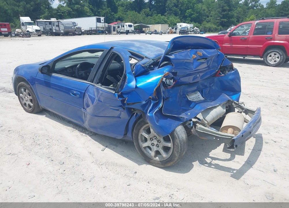 2004 DODGE NEON SXT VIN: 1B3ES56C34D538903