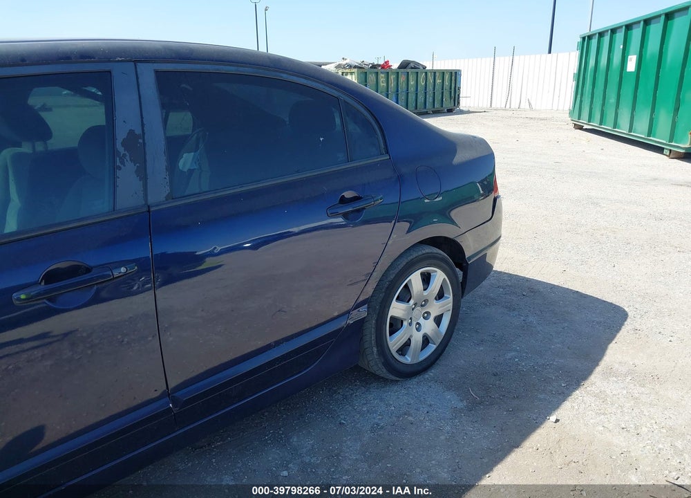 2008 HONDA CIVIC LX VIN: 1HGFA16578L064466
