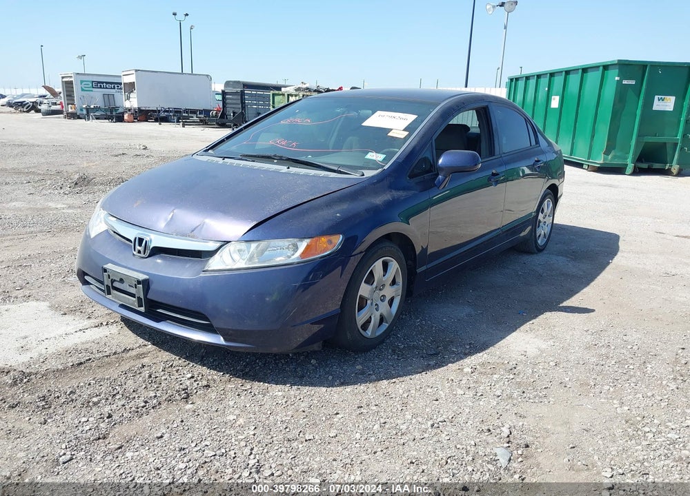 2008 HONDA CIVIC LX VIN: 1HGFA16578L064466