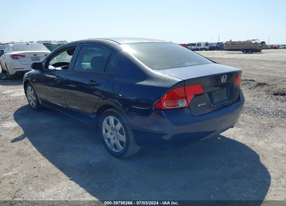 2008 HONDA CIVIC LX VIN: 1HGFA16578L064466