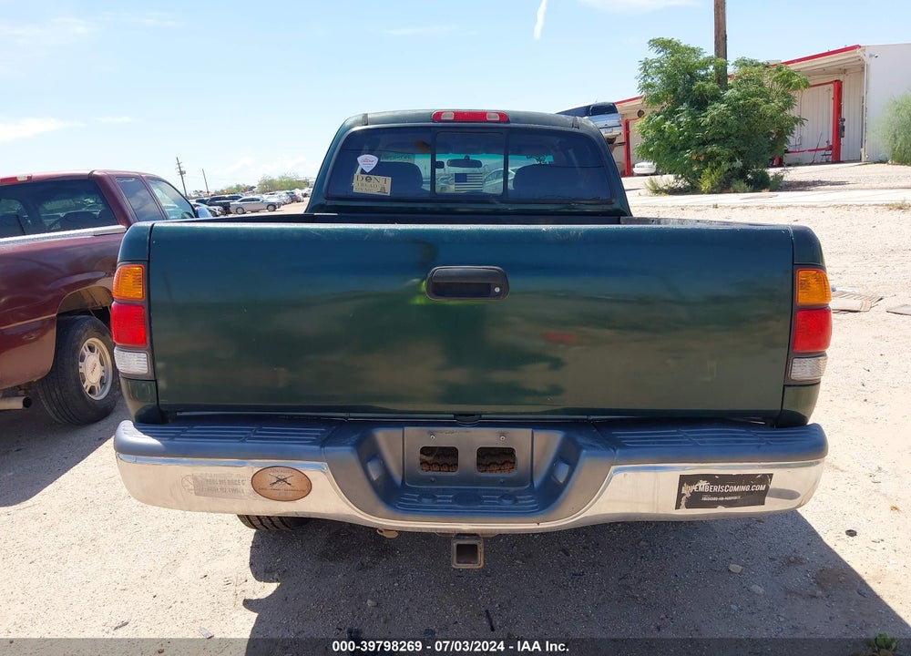 2000 TOYOTA TUNDRA SR5 V8 VIN: 5TBRT3414YS070122