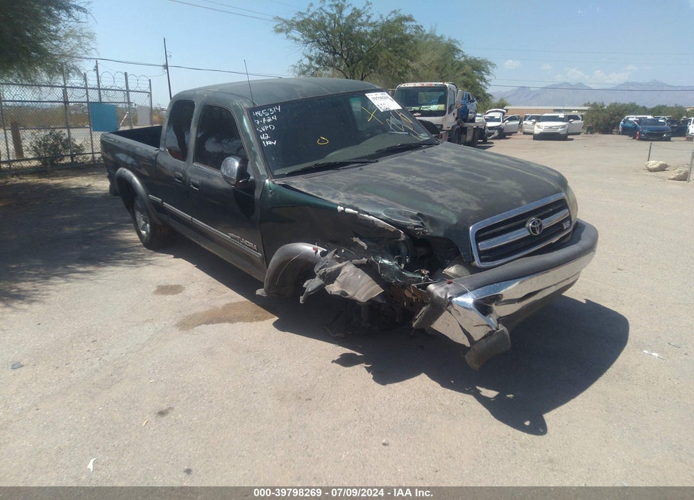 2000 TOYOTA TUNDRA SR5 V8 VIN: 5TBRT3414YS070122