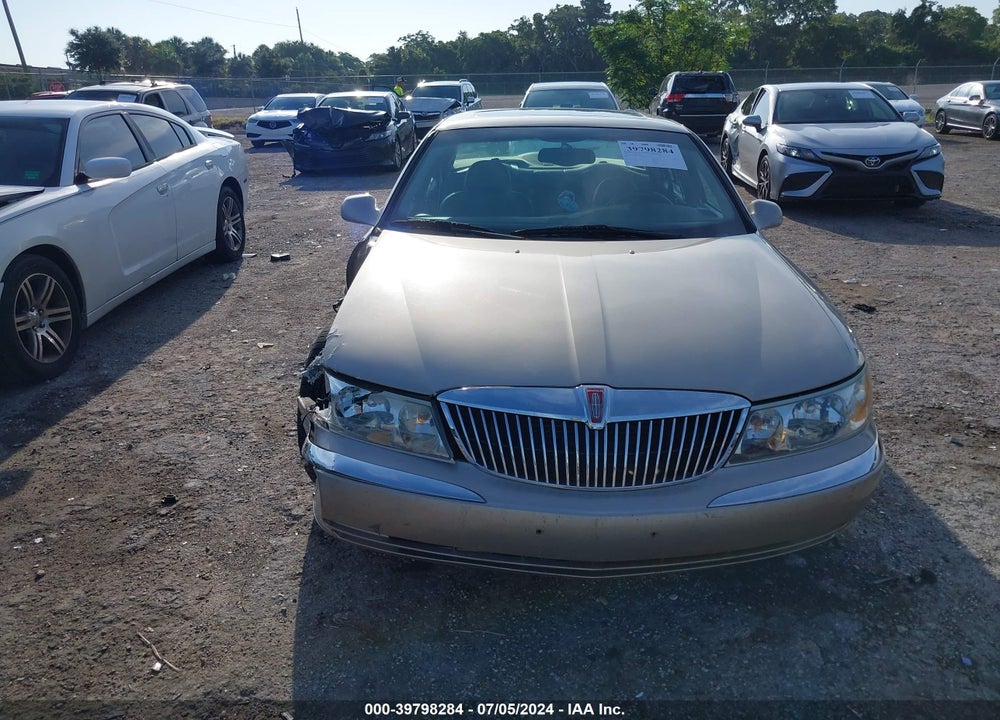 2002 LINCOLN CONTINENTAL VIN: 1LNHM97V52Y606679